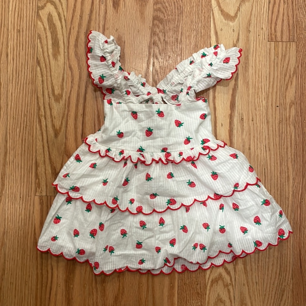 Girls Strawberry Dress (12m)